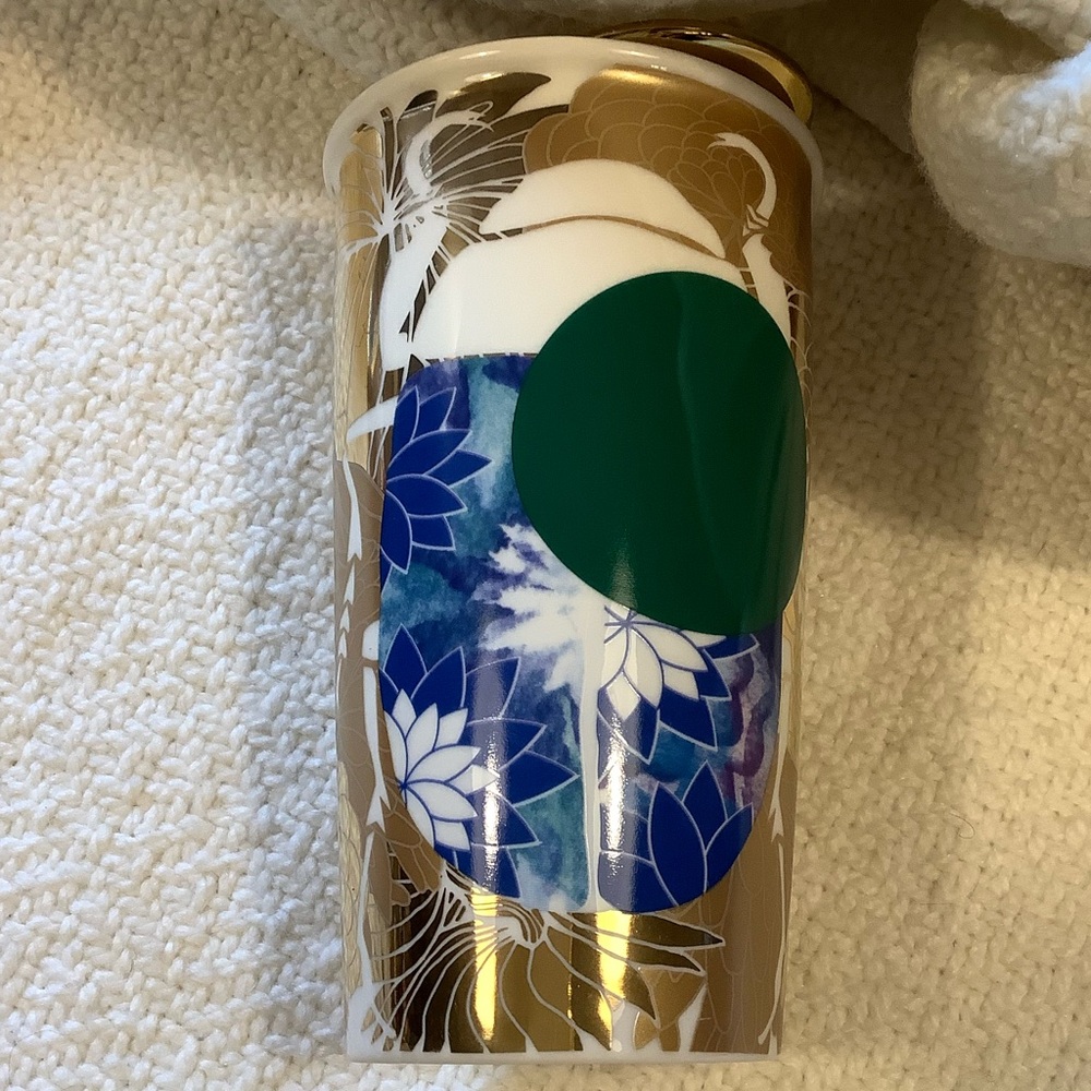 Starbucks Scarab Beetle Ceramic Travel Mug